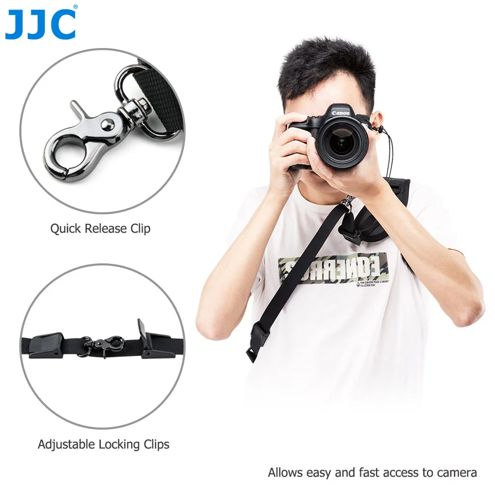 JJC NS-PRO1M быстросъемный ремень для SLRS и беззеркальной камеры s для Nikon D5200/Canon EOS 80D, 200D/Yi цифровой камеры