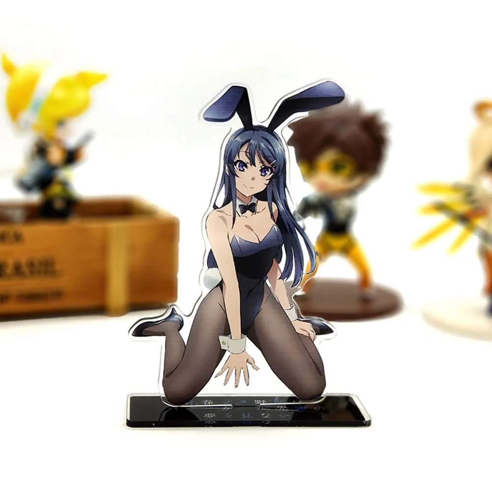 

Seishun Buta Yarou wa Bunny Girl Senpai no Yume wo Minai Sakurajima Mai acrylic stand figure model plate cake topper toy