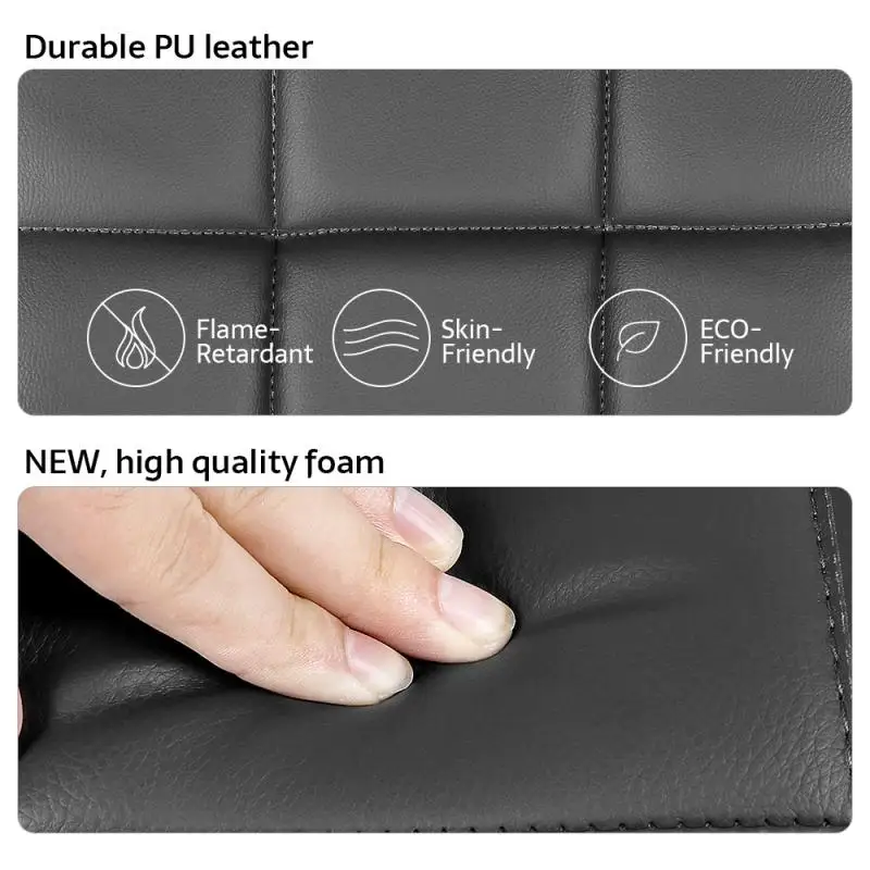 

2Pcs/Set Bar Chair Compartment Upholstered Adjustable Bar Stool With Armrests Leather Swivel Bar Stools Chair Kitchen Chair HWC