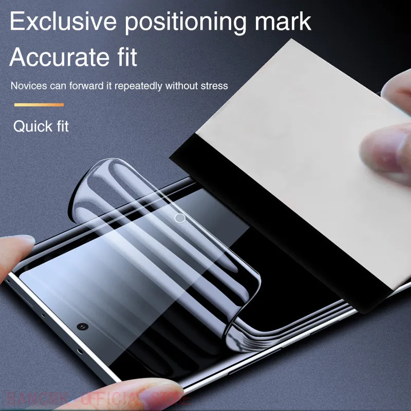 Protector de pantalla de hidrogel para m&oacute;vil, pel&iacute;cula protectora para Samsung Galaxy S10, S20, S9, S8 Plus, S7, Note 20, 8, 9, 10, 4 unidades-1