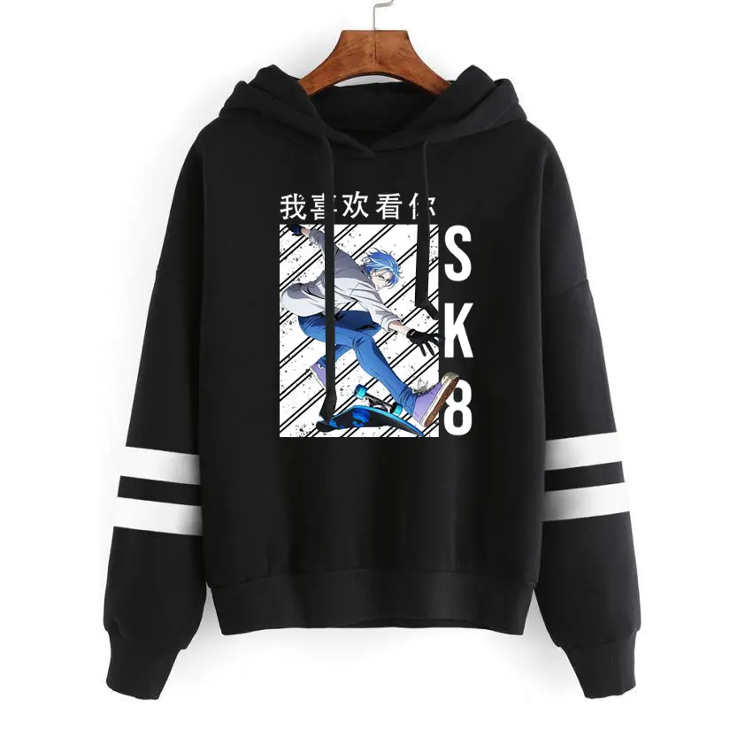 

Funny Cartoon Ullzang Sweatshirts Graphic Hoody Female Japanese Anime Skateboard SK8 The Infinity Kawaii Harajuku Hoodies Women