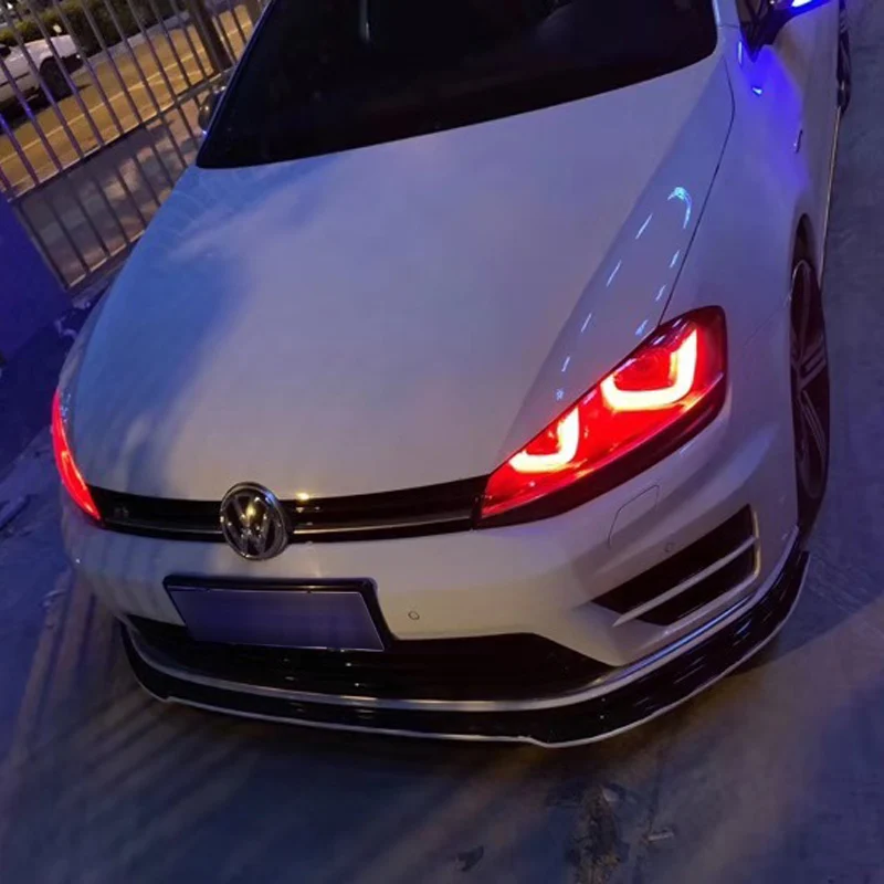 Icedriver для VW Golf 7 gti DRL RGB многоцветный светодиодный дневные ходовые огни красный синий Demon Eye