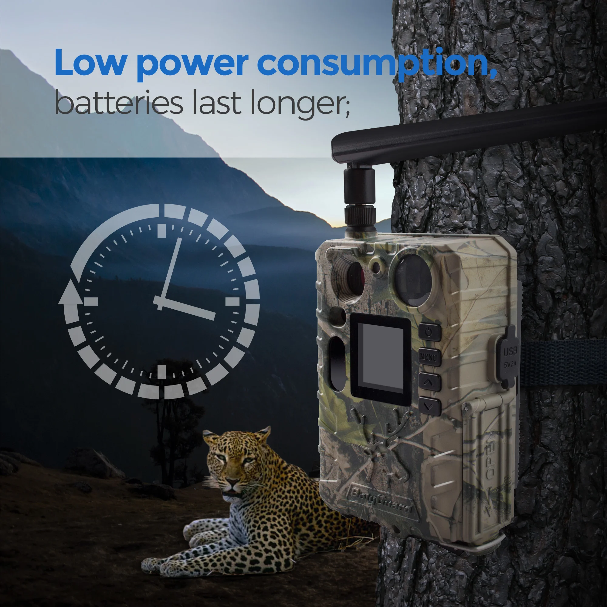 Фото BG710-M 940nm Black IR Night Vision 4G Wireless Hunting Trail Camera Color LCD Invisible Game Cameras Motion Sharp Technology №5