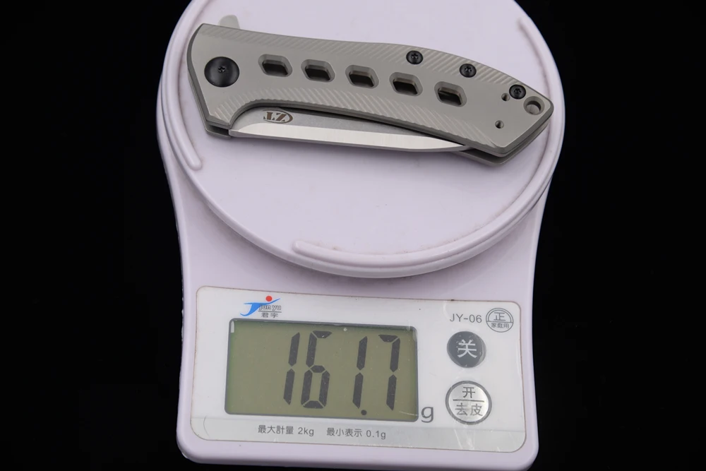 

High-quality 0801 BRZ ball bearing Folding Mark M390 Blade Titanium handle Camping Hunt Survival Outdoor EDC Tool Kitchen Knife