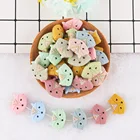 Kovict, 10 шт., мультяшная лиса, искусственная лисица, грызун, моляр, игрушка для прорезывания зубов, сделай сам, Детская цепочка для пустышки, аксессуары, кусающие бусины, не содержит Бисфенол А