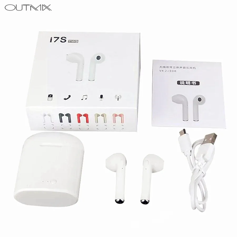 

812D OUTMIX Earphone Wireless Earphones headset Wireless charging function sports headset For iphone android xiaomi Phones