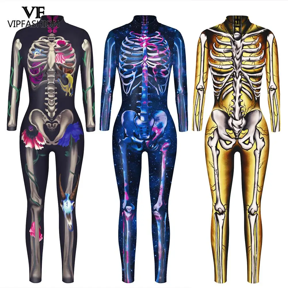 Модный костюм на Хэллоуин VIP карнавальные костюмы для косплея с черепом и