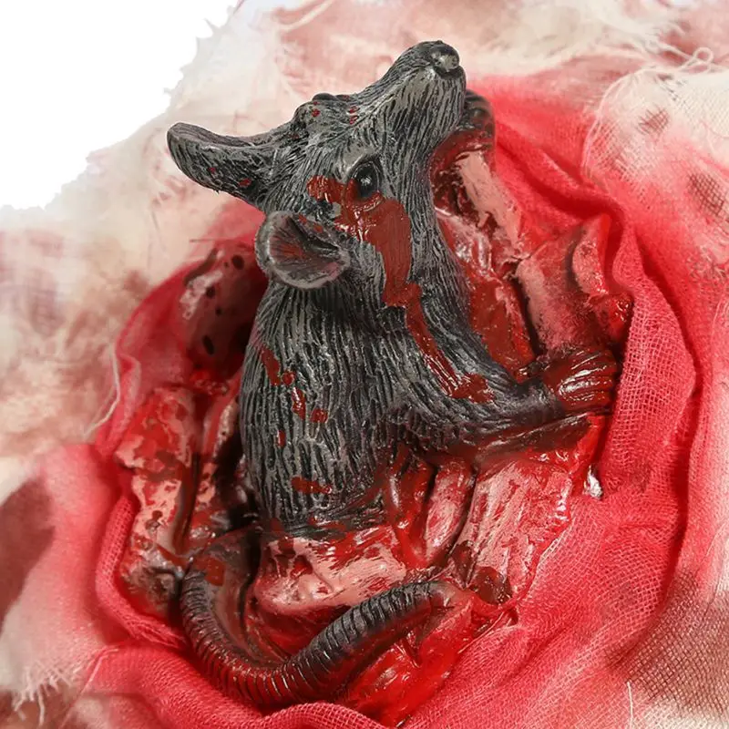 Страшная маска на Хеллоуин кровотечение Марля головной убор бутафория для