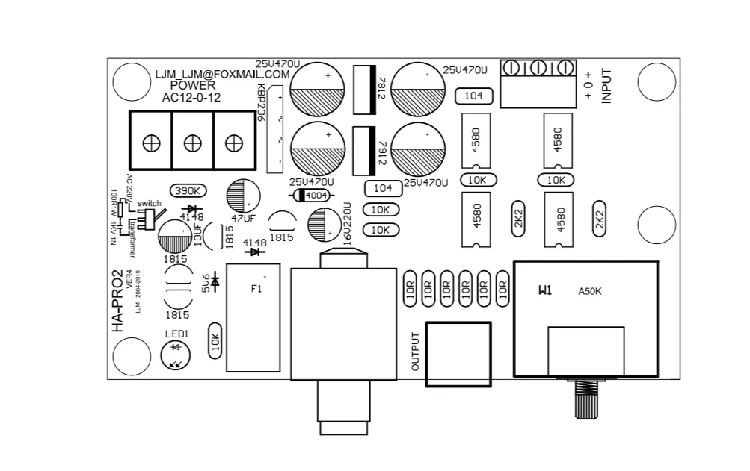 Комплект платы усилителя для наушников Класса Listener профессиональный комплект