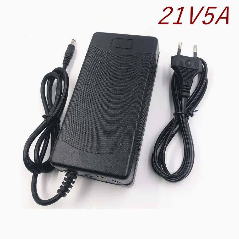 Carregador de Bateria de Lítio Carregador de Bateria para Bateria de Lítio com Luz Mostra o Estado de Carga Série 100-240v Led 21v 5a 21v5a 5
