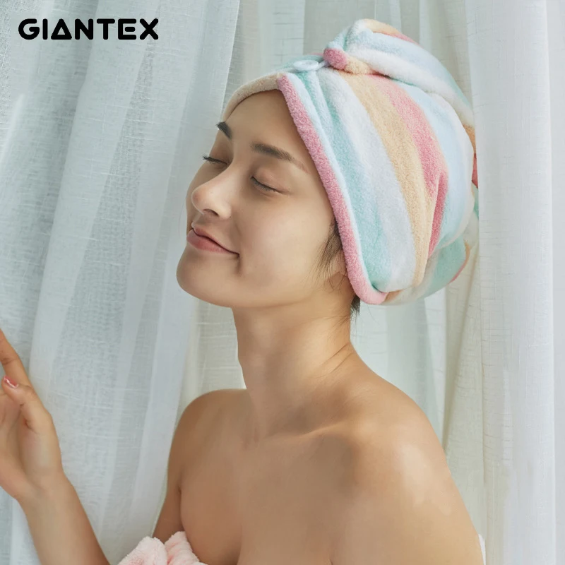 GIANTEX женские полотенца ванная комната полотенце из микрофибры для волос банные