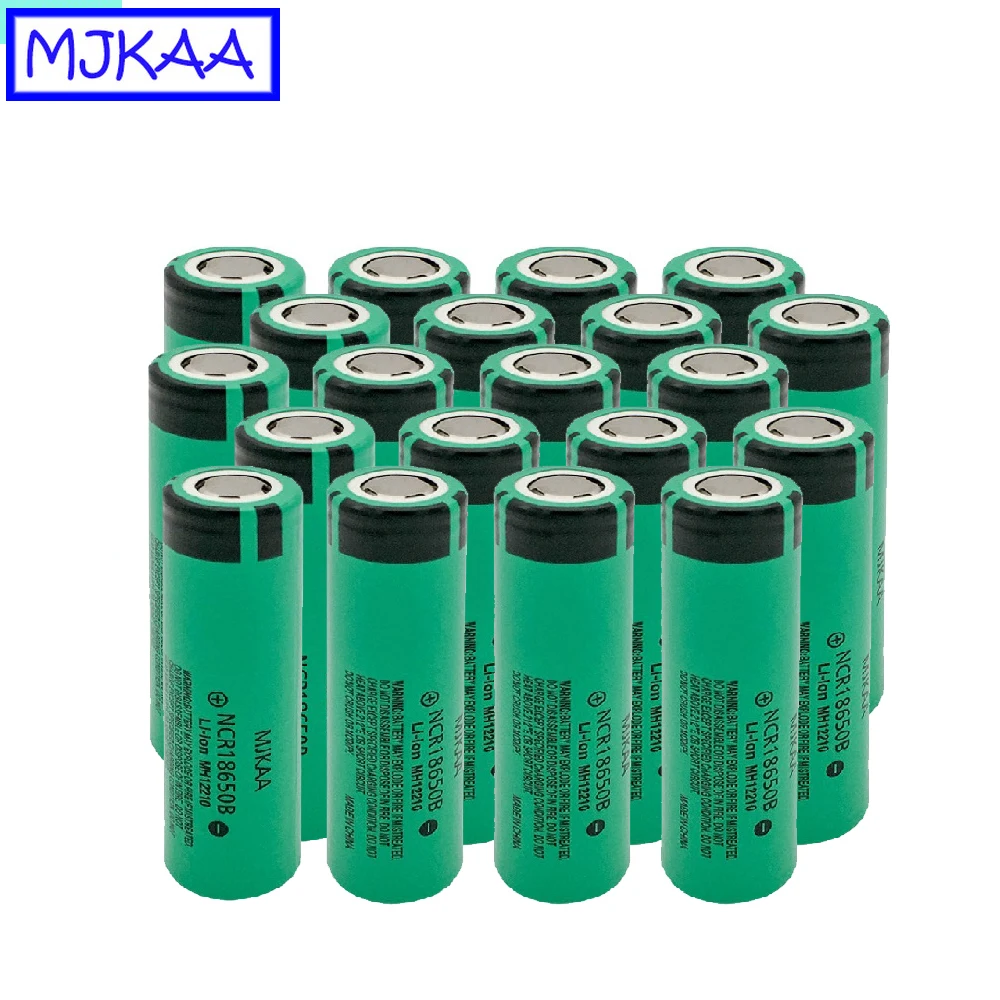 10/20 шт. MJKAA Высококачественная самокопирующая 18650B 3,7 V 3400 мА/ч, литий-ионный аккумулятор для Перезаряжаемые Батарея для батарейки для карманного фонаря