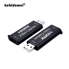 Видеорегистратор USB 2,0, устройство записи с HDMI-разъемом, подходит для PS4, игр, DVD, видеокамер, HD-камер, прямых трансляций