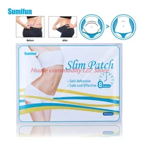 hot 10 pcs slimming stick slimming navel sticker slim patch weight loss burning fat patch