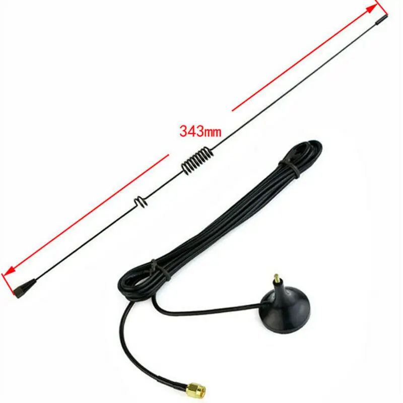 Автомобильная антенна Nagoya UT-106 VHF UHF двухдиапазонная SMA-Male/SMA-Female Magnetic HF для