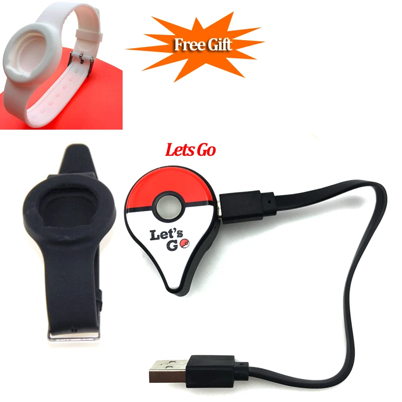 LTES GO Для Pokemon Go Plus, Bluetooth, браслет, часы, авто ловля, игра, аксессуар для kingd, умный браслет+ USB кабель - Цвет: LTES GO