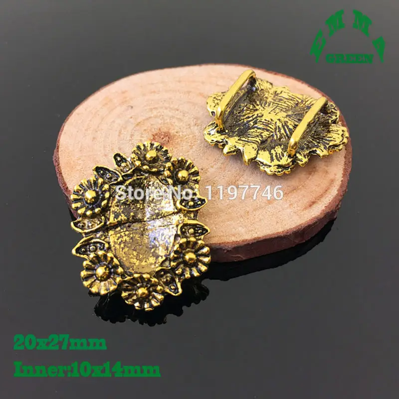 Филигранные шармы для изготовления ювелирных изделий 10 шт. х14 мм | Украшения и