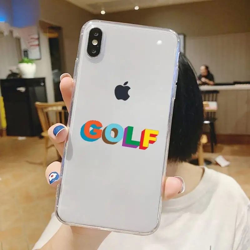 

Tyler Creator golf rapper Phone Case Transparent for iPhone 6 7 8 11 12 s mini pro X XS XR MAX Plus