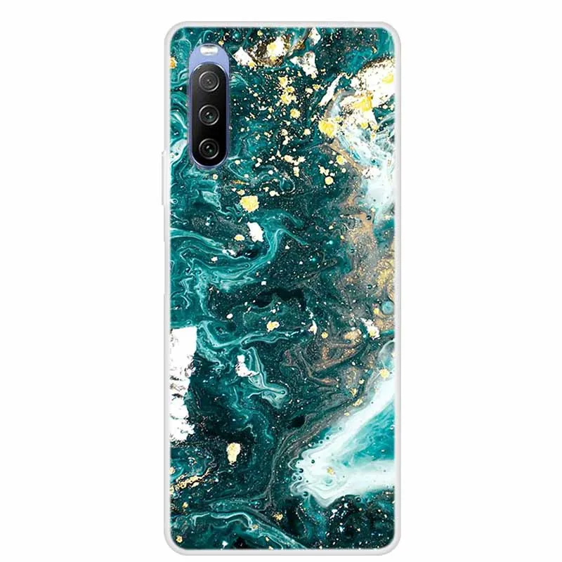 For Sony Xperia 10 III Case New Fashion Marble silicon Soft TPU Back Cover For Sony Xperia 5 III Phone Cases Xperia Ace II 1 III