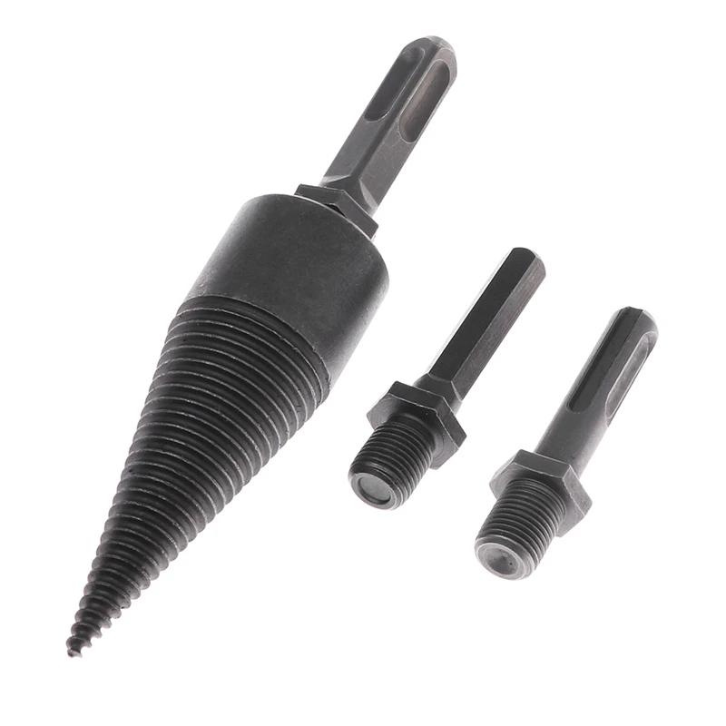 

42Mm Firewood Drill Bit Chop Wood Splitting Splitting Cone Log Splitters Wood Breaking Machine Wood Breaker Firewood Chopper