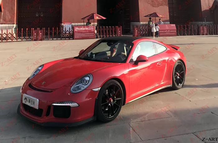 Z-ART передний бампер для Porsche 911 2012- PP GT3 передний бампер для Porsche 991 GT3 тюнинг кузова Комплект для Porsche 991,1