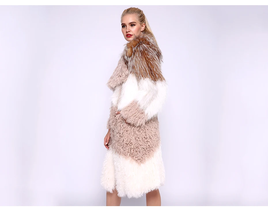 JEPLUDA Fashion женская шуба из натурального меха лиса лама комбинируйте высокое качество роскошный мягкий молодежный меховое пальто женское зимнее натуральный мех пушистый лисий с элементами моды женская куртка зимняя