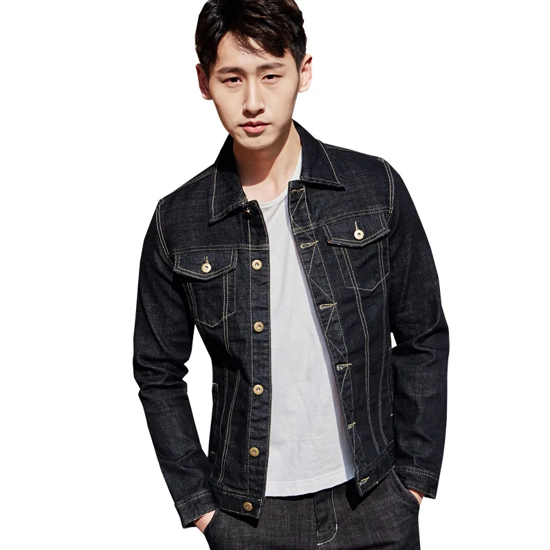 2021 Модные мужские куртки с вышивкой высококачественные джинсовые из 100% хлопка