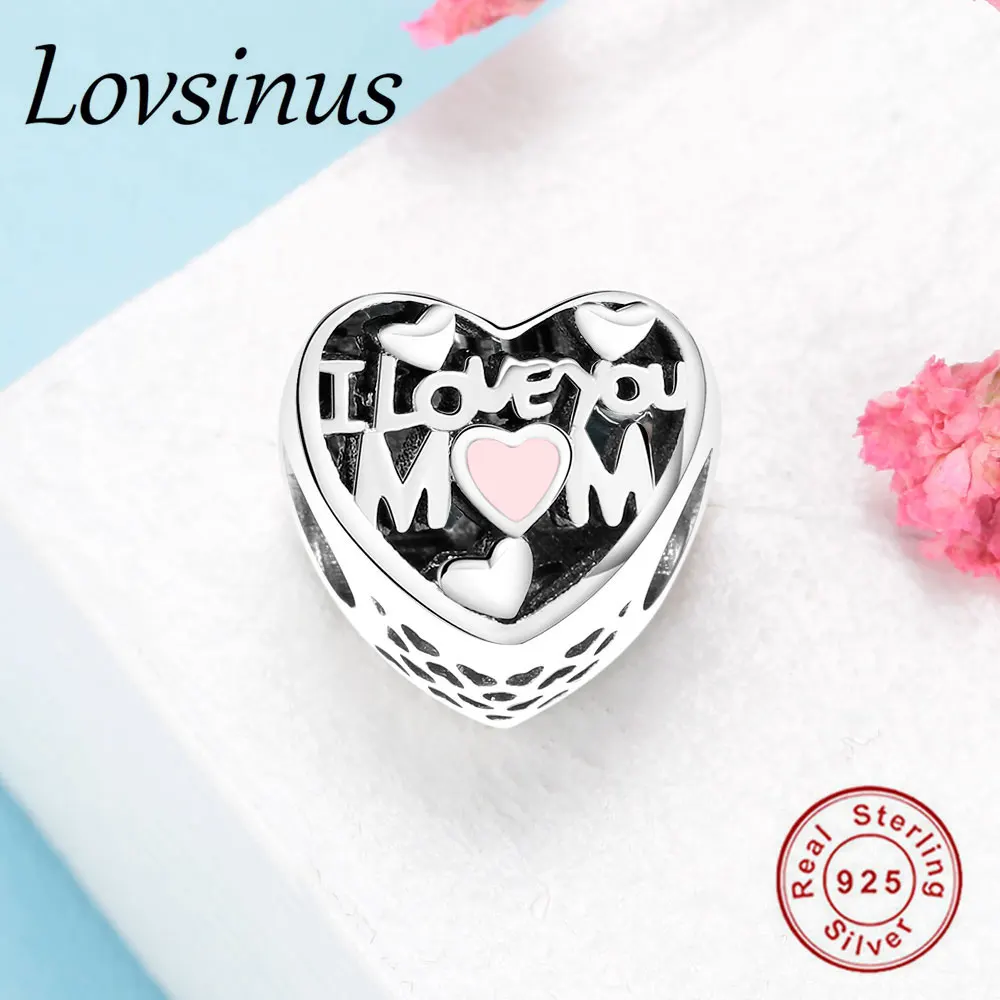 Подходящий оригинальный европейский браслет с подвесками 925 Стерлинговое