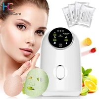 face mask maker machine diy facial treatment fruit natural vegetable collagen beauty salon spa smart touch screen mask device