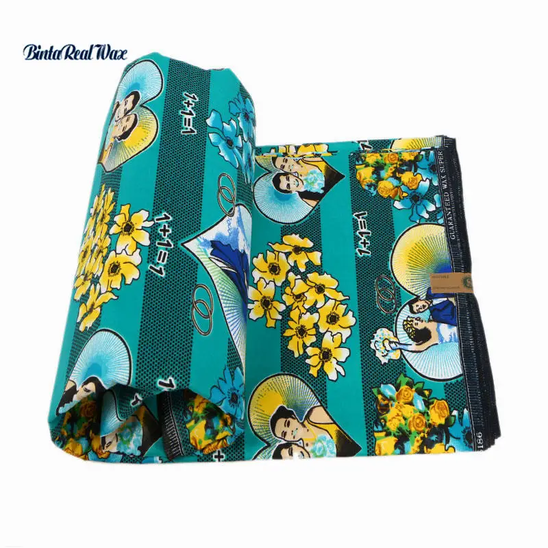 Тканевый с Африканским принтом Свадебный полиэстер воск печать ткань новый 6