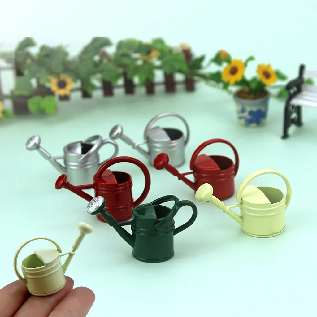 1:12 миниатюрная мебель для кукольного домика модель кастрюли полива игрушка сада