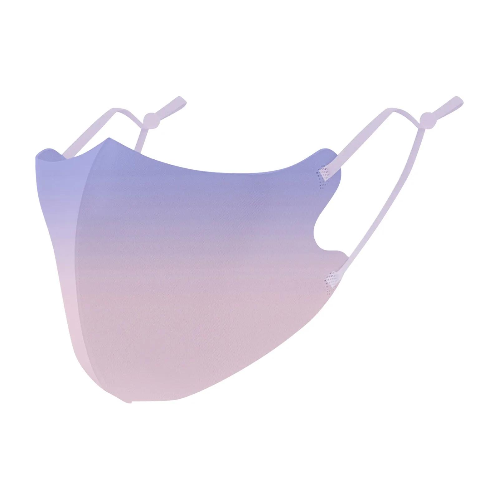 Маска для лица моющаяся многоразовая с радужным принтом взрослых мягкая дышащая