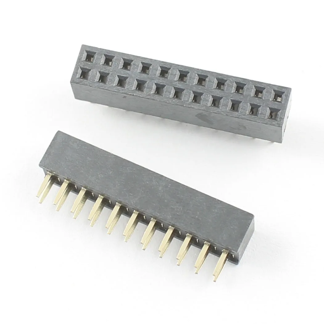 20 штук 2 мм 0 Шаг 2x11 Pin-код 22 контактный разъем Dual Row прямой штыревой полосы |