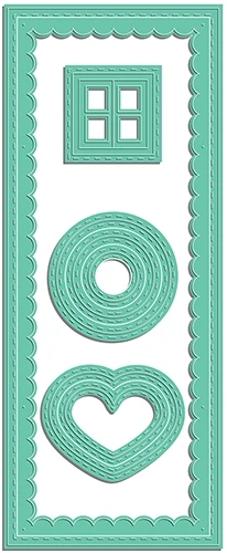 Металлические штампы прямоугольные границы штамповка форма Украшение