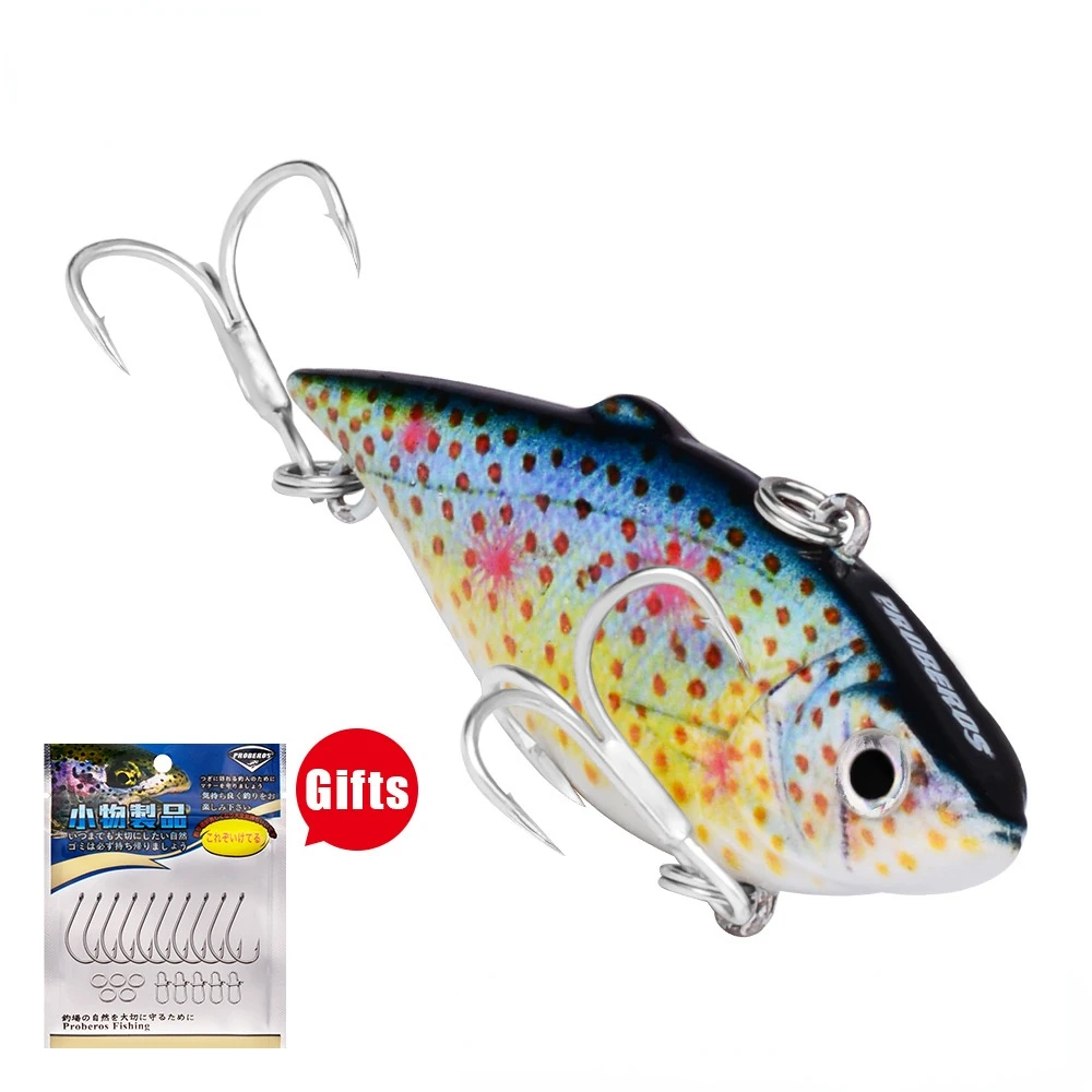 

6.4cm-8.6g Sea Fishing Lure VIB Pencil Realistic Bait with Accessories Resistant To Falling and Bumping Realistic Modeling