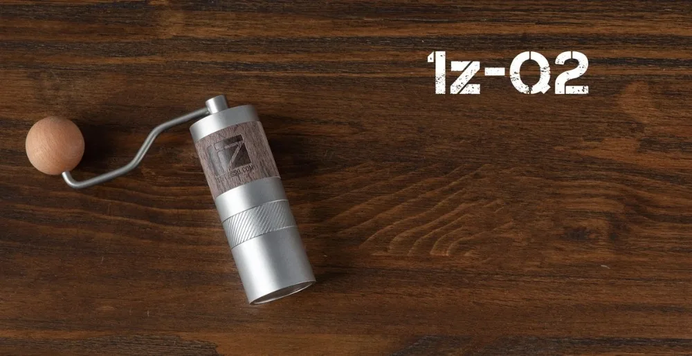 Новая 1zpresso Q2 портативная кофемолка из алюминиевого сплава, мини кофемолка, шлифовальный сердечник, супер ручной подшипник для кофе, рекомендуем
