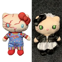 23cm sanrio kitty bride anime cartoon play chucky tiffany kawaii hellos plush bag stuffed dolls baby christmas birthday gift