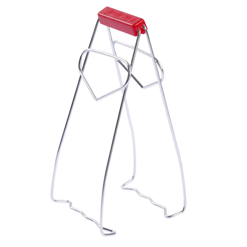 

Kitchen Artifact Stainless Steel Clamp Bowl Gripper Bowl Clip Non-Slip Heat Resistant Bowl Holder Gripper Creative Gadget