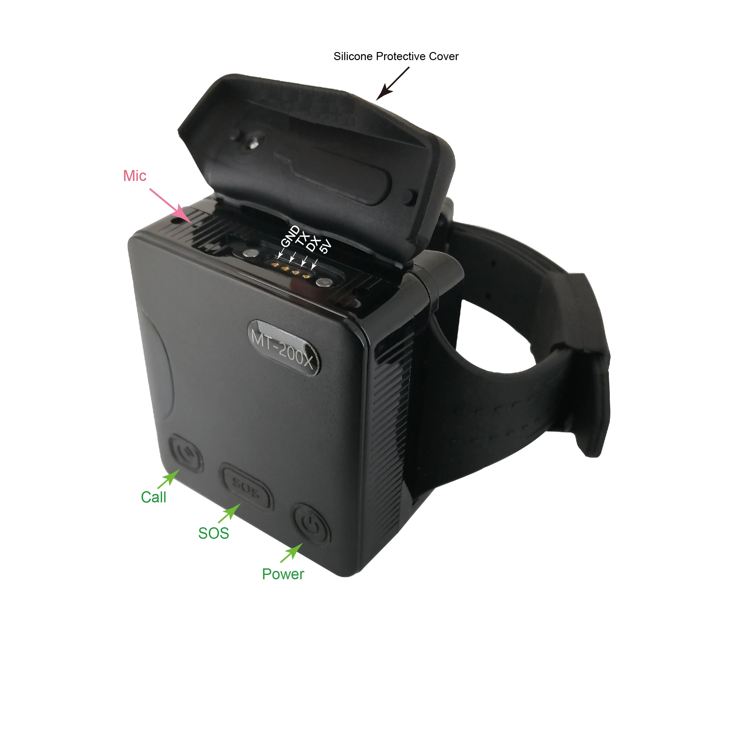 

4G GPS Ankle Bracelet Tracker for Prisoner with key lock