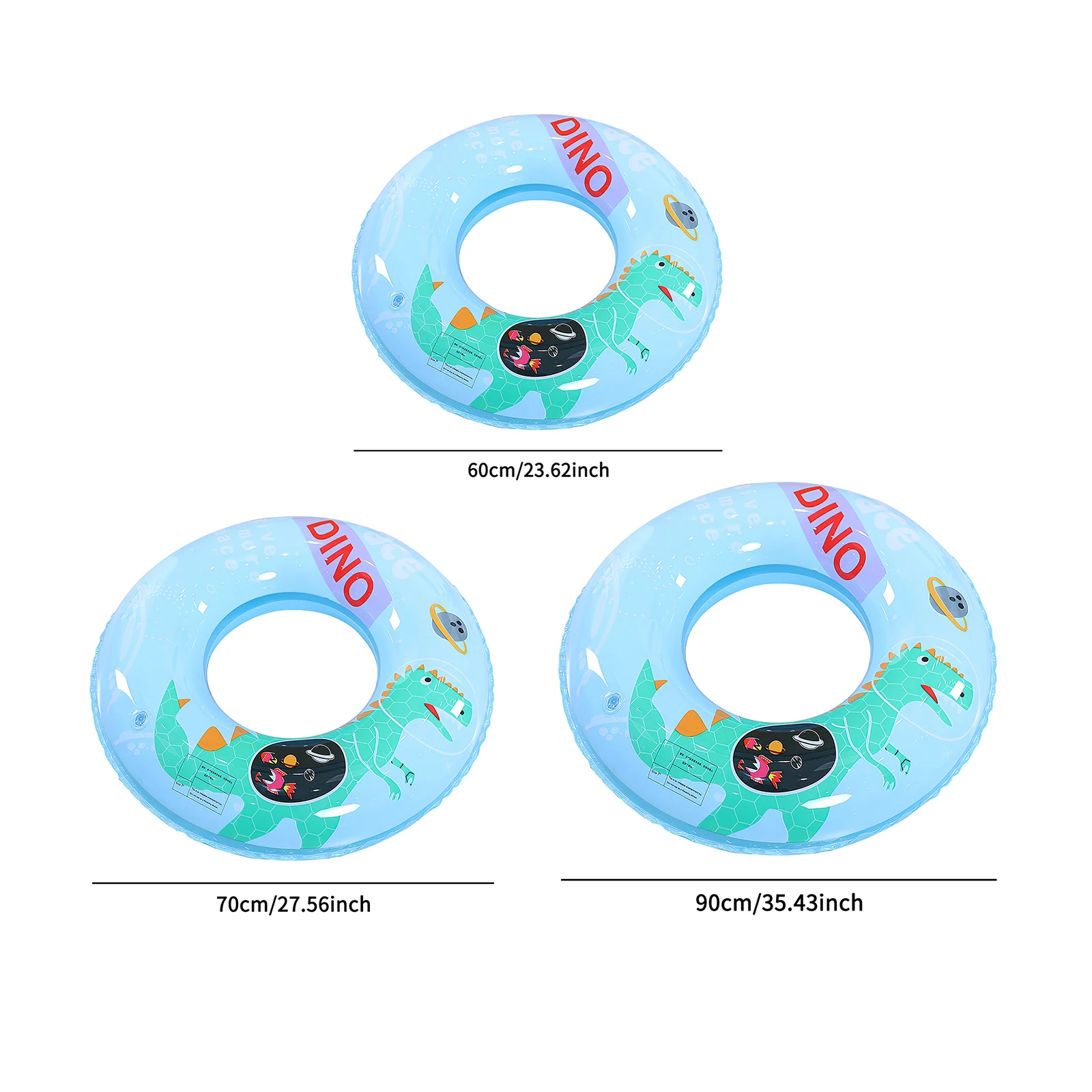 

2021 Summer New Cartoon Inflatable Dinosaur Baby Safety Floating Swimming Ring Seat Child Safety Floating Swimming Ring Seat