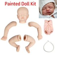 rsg painted unfinished doll parts rosalie bebe reborn doll 20 inches lifelike newborn reborn baby vinyl diy blank doll kit