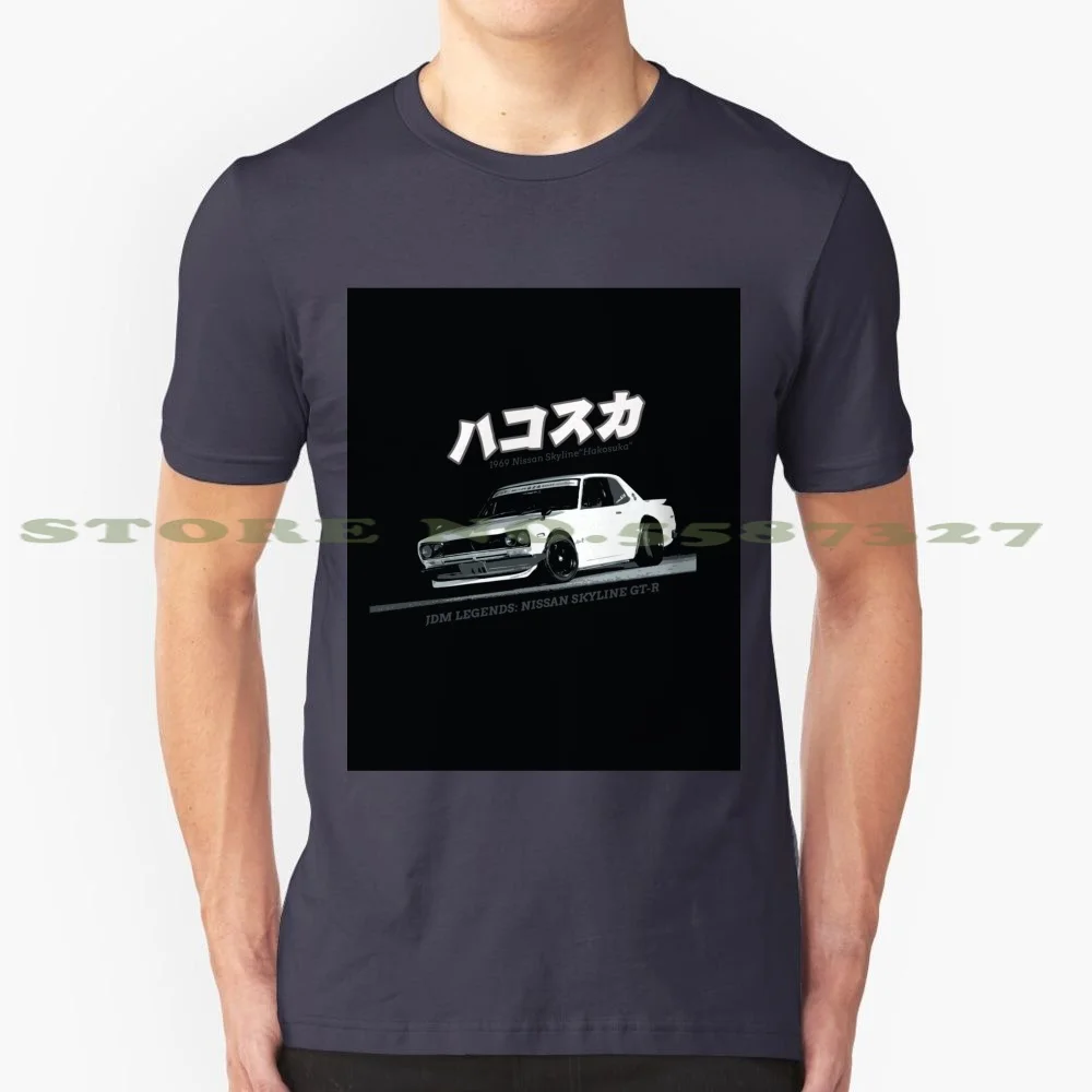 

1969 Nissan Skyline Gt-R «Hakosuka», графическая Веселая футболка на заказ, модель Jdm Nissan Skyline Hakosuka Gt R
