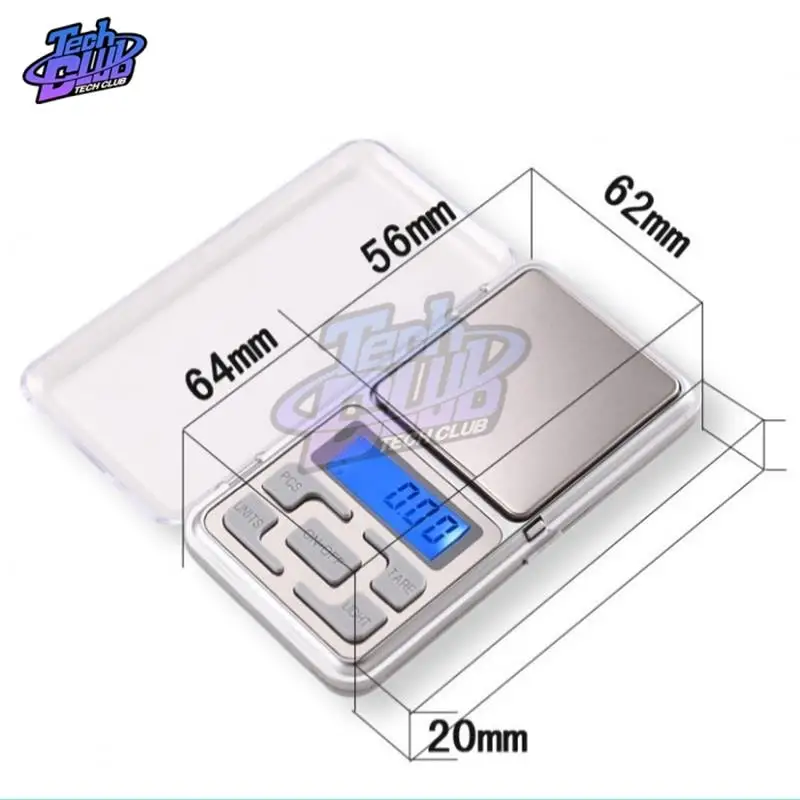 Mini Digital Scale 100g/200g/300g/500g 0.01g/0.1g High Accuracy Backlight Electric Pocket For Jewelry Gram Weight for Kitchen