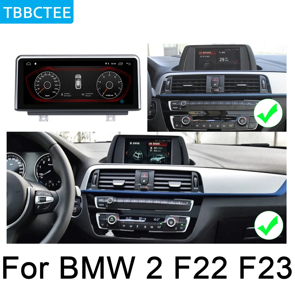 For BMW 2 F22 F23 2017~2018 EVO Multimedia Player HD Screen Stereo Android Car GPS Navi Map Original Style Auto | Автомобили и