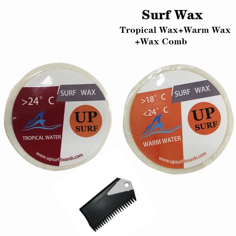 Натуральный воск для серфинга тропический + теплый гребень Спорт|Серфинг| |