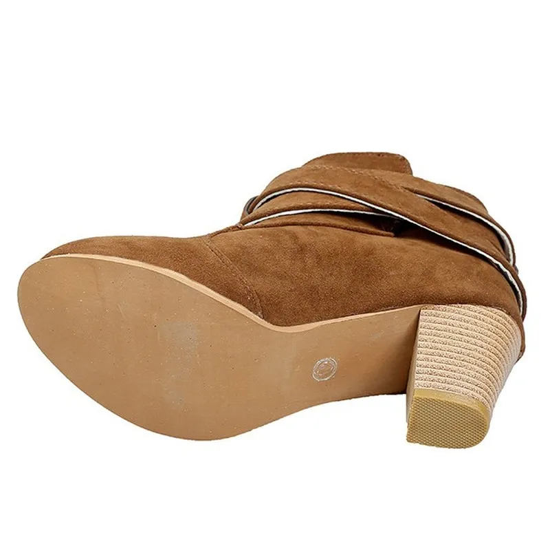 Для женщин Туфли лодочки клинья пинетки Сапоги для верховой езды женские