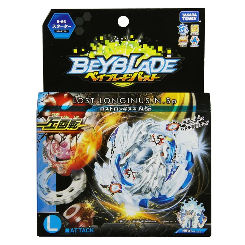Takara Tomy Beyblade Toys Burst Evolution B-66 Metal Fusion Attack Pack GT Spinning with Launcher Gyro B66 | Игрушки и хобби