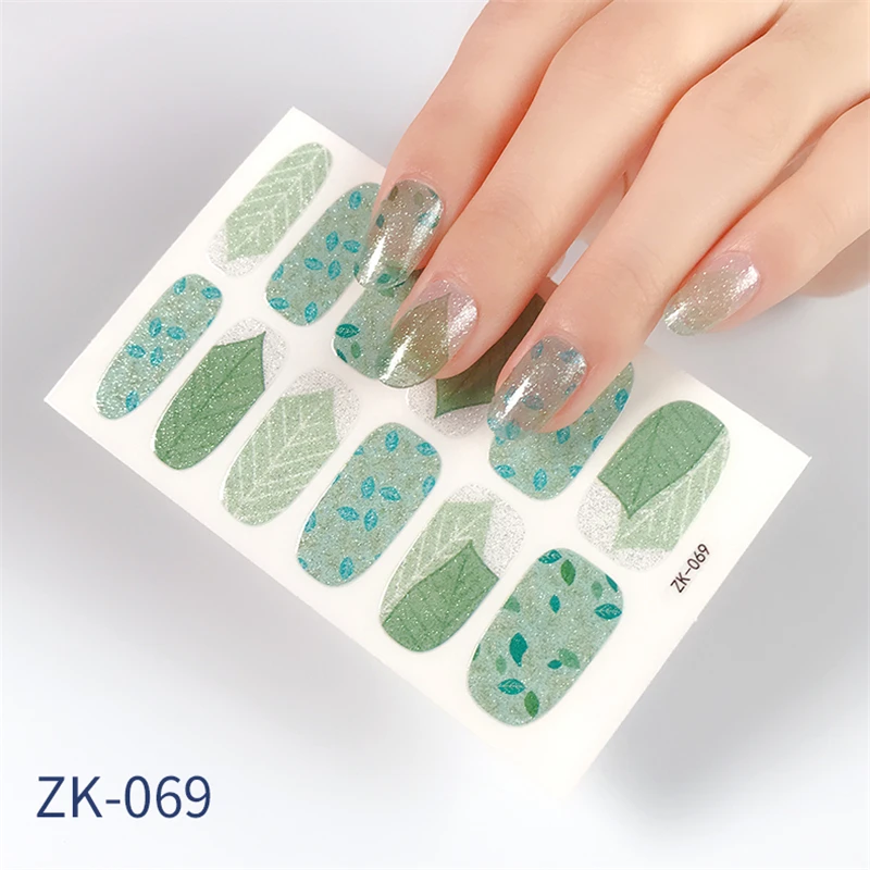 

Full Coverage Nail Stickers, Fine Flash Nail Water Transfer Stickers, Fashion False Nails, Waterproof Nail Decoration Art