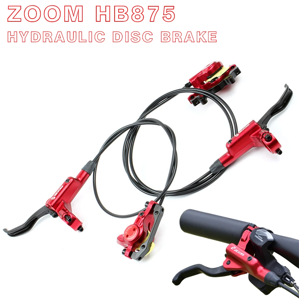 ZOOM HB-875 bicycle brakes caliper colored mountain bike brakes bike caliper Disc Brake Hydraulic Disc Brake bike brake
