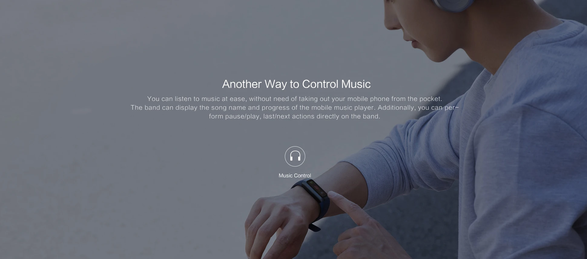 Amazfit Band 2 смарт-Браслет Водонепроницаемый 5ATM управление музыкой